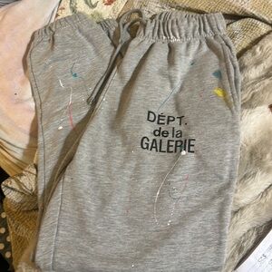 Gallery Dept Cotton Grey Sweatpants DEPT de la Galerie